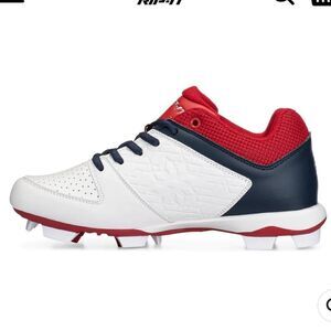 Ringor Women's Diamond Spirit Metal Softball Cleats, American Spirit, NWOB